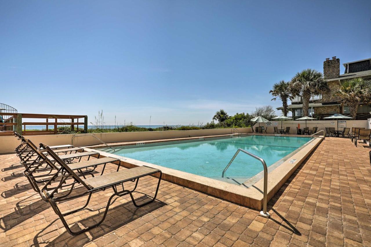 Oceanfront St Augustine Studio With Pool Access! St. Augustine Exterior foto