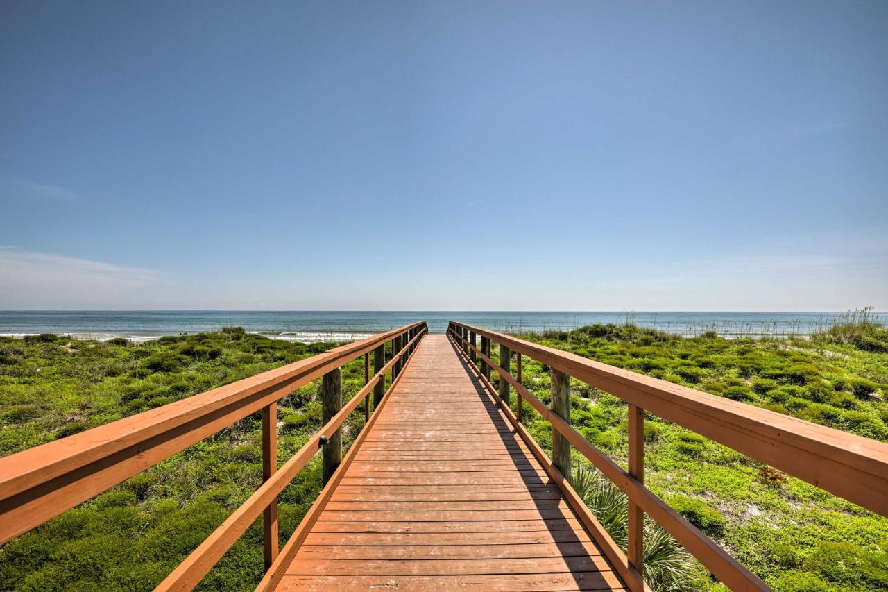 Oceanfront St Augustine Studio With Pool Access! St. Augustine Exterior foto